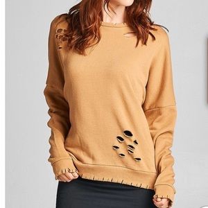 “Coming Soon” Distressed French Sweatshirt